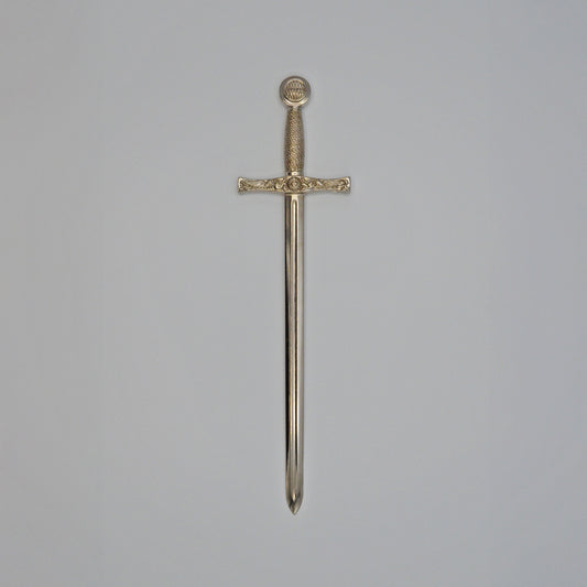 Brieföffner Excalibur im schlichten Design, silberner Griff