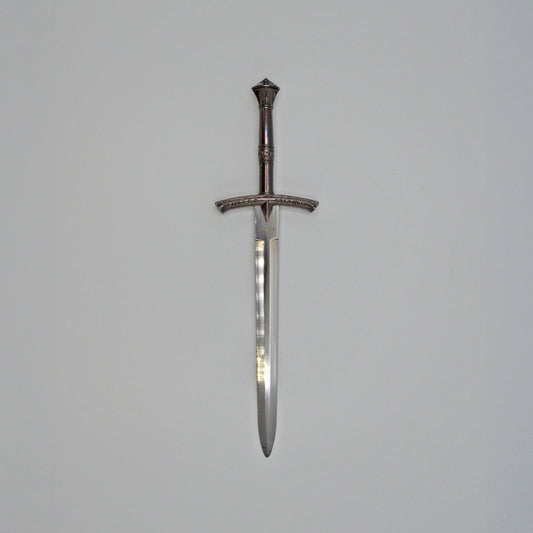 Brieföffner, schlichtes Design ohne Schnickschnack, silber