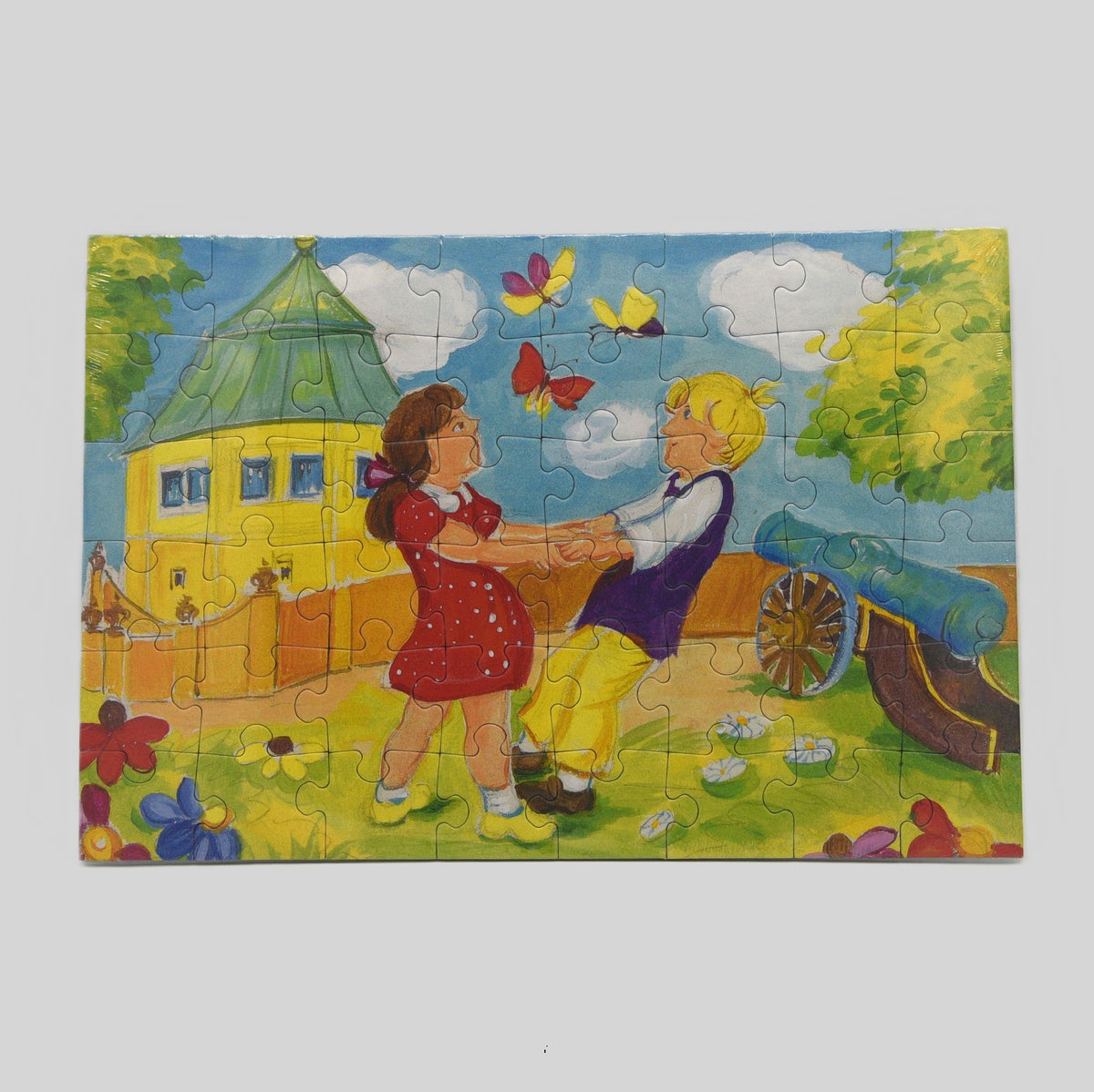 farbenfrohes Kinder-Puzzle