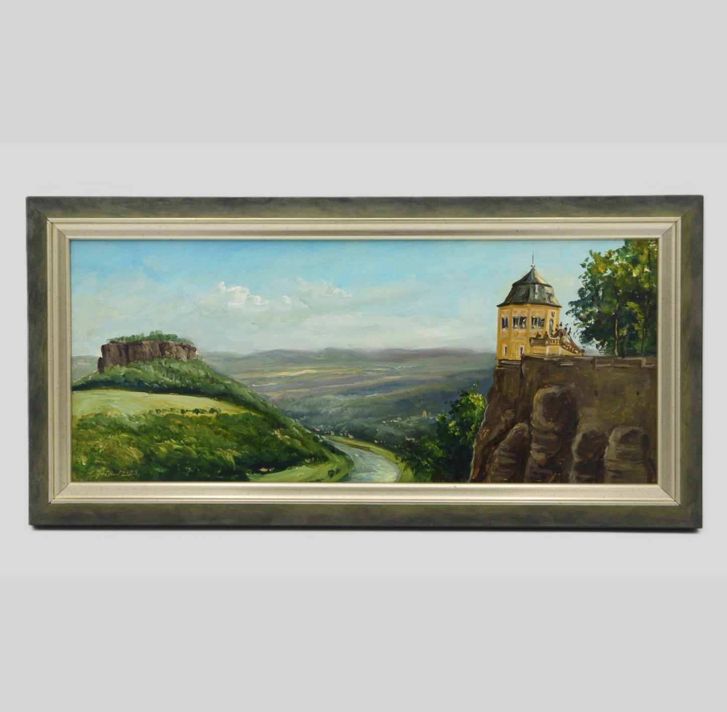 Ölgemälde "Königstein" Steffen Gröbner
